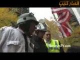 تو دهنی پلیس به زن معترض در امریکا