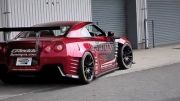 Tuned Nissan GTR with over 1200 HP