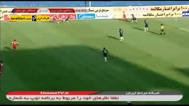 خلاصه بازی تراکتورسازی 0-0 استقلال خوزستان