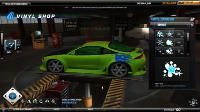 Need for Speed World: Mitsubishi Eclipse Fast and furi