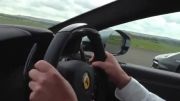 درگ فراری F12 با porsche(RUF) 911 Turbo