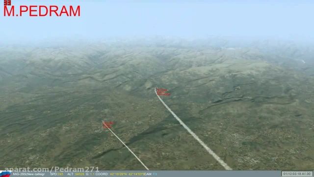 انهدام هواپیمایه اواکس امریکایی با mig-29s