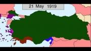 فیلم-نقشه : جنگ یونان با ترکیه