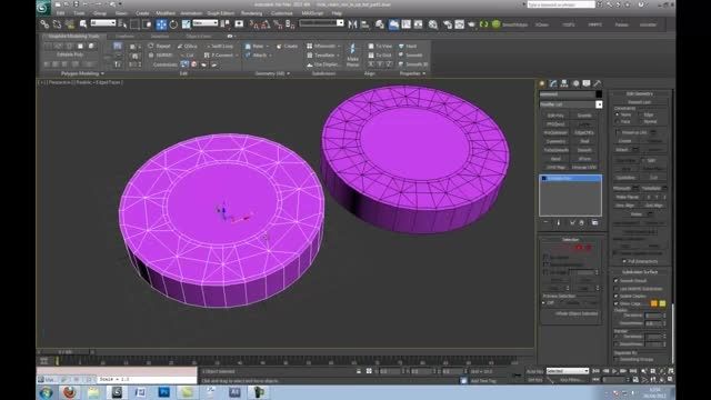 3Ds Max. Multi Hole Selection