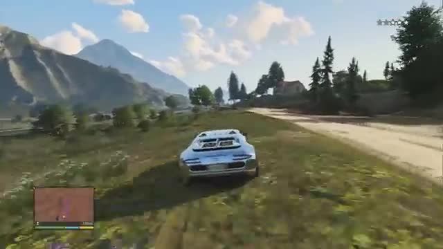 بهترین جنگ با پلیس در کوه در GTA V