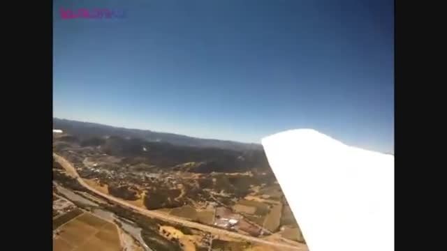 ویدئوی سقوط دوربین از هواپیما که حدود ده میلیون ...