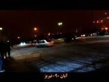 حرکات نمایشی روی برف در تبریز (ترمزی در کار نیست) قسمت2