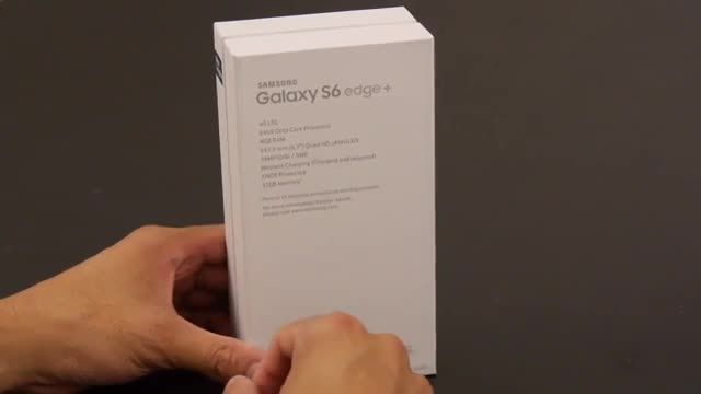 جعبه گشایی گوشی  Galaxy S6 edge+