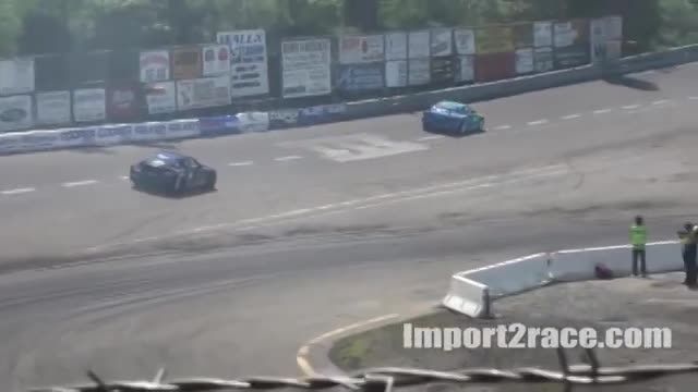 Mazda Rx8 vs S15 Silvia drifting @ Wall, NJ