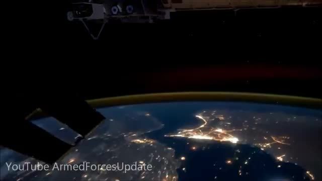 نمای زیبای زمین از ایستگاه فضایی