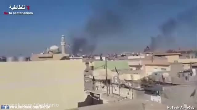 آتش زدن خانه های ترکمن های طوزخورماتو توسط پیشمرگه
