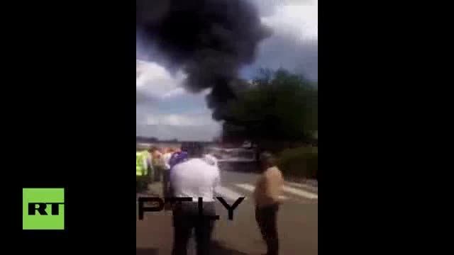 سقوط هواپیمای خانواده بن لادن در انگلیس