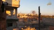 توپخانه سنگین ارتش سوریه بر سر تروریست ها