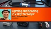آموزش mayaمایا - نوردهی در رندر V _ray