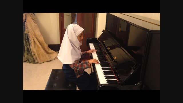 پیانیست جوان-وانیا ملک محمدی-شکار آهو(موسیقی فولکلور)