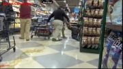 دوربین مخفی پرت کردن شیر در فروشگاه !!