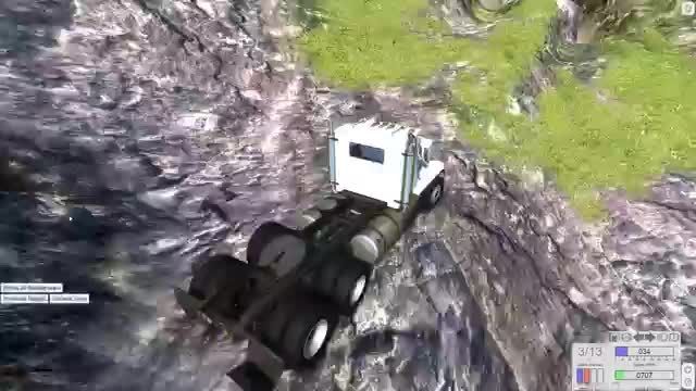Failing Down Leap of Death - BeamNG.drive