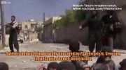 جنایت جنگی جبهه النصره - کشتن سربازان  اسیر ارتش به طرز فجیع