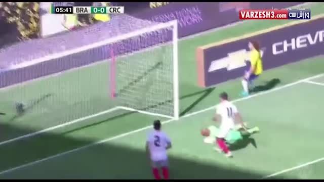 برزیل 1 - 0 کاستاریکا - پورتال امروز آنلاین