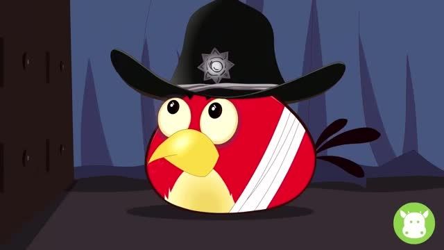 واکینگ دد در قامت انیمیشن پرندگان خشمگین(Angry Birds)