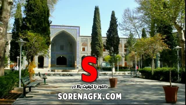 دانلود فوتیج از مسجد و مدرسه چهار باغ اصفهان 3