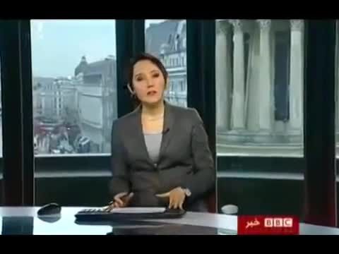 جوگیر شدن مجری bbc