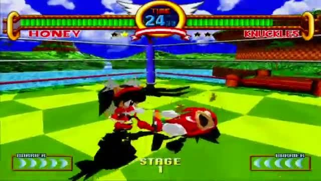sonic the fighters honey the cat gameplay