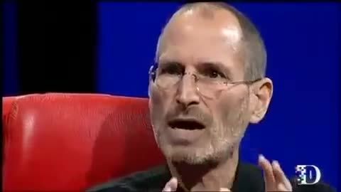 Steve Jobs: people not spending their time searching