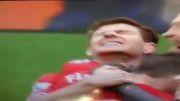 Steven Gerrard in tears after Liverpool beat Man City.