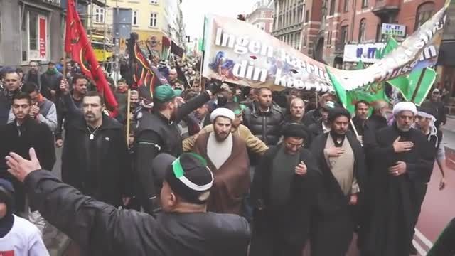 عزاداری برای امام حسین (ع) در دانمارک