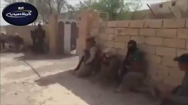 سوزاندن مخفیگاه داعش و تروریست های پنهان شده در خانه