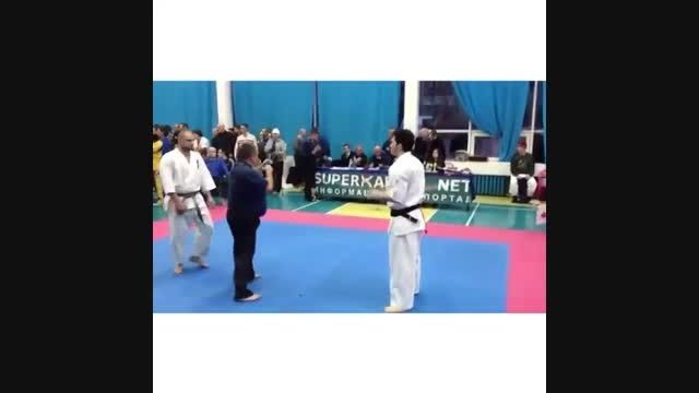 ناک اوت در کاراته ظرف چند ثانیه