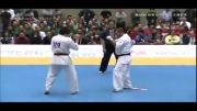مسابقات کیوکوشین سراسری ژاپن2012-LECHI KURBANOV vs YUTA TAKAHASHI-لچی قربانوف 100کیلویی از یه جوون19ساله83کیلویی میبازه!