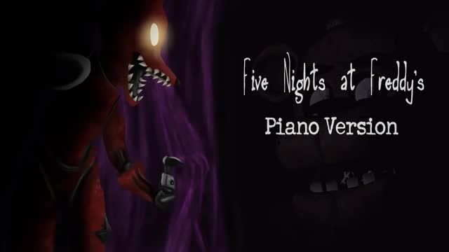 بازسازی آهنگ Five Nights at Freddys 1 توسط پیانو