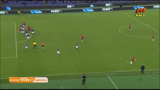 خلاصه بازی: ایتالیا ۲-۱ نروژ