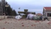 حمله به برجک دیده بانی ارتش سوریه با موشک کنکرس در غوطه