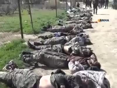 عاقبت داعش، به هلاکت رساندن صدها داعشی در روژآوا،  +18