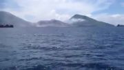 فوران انفجاری آتشفشان کوه Tavurvur