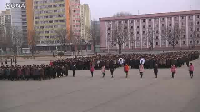 مراسم ختم کیم جونگ ایل (1)(کره شمالی)