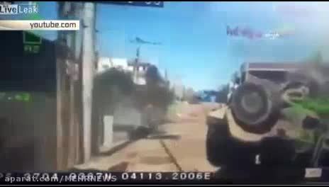 انفجار یک خودروی زرهی ترکیه در مرزهای سوریه