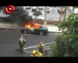 فیلمی واقعی و جدید از انفجار ناگهانی یک خودرو (لس آنجلس)