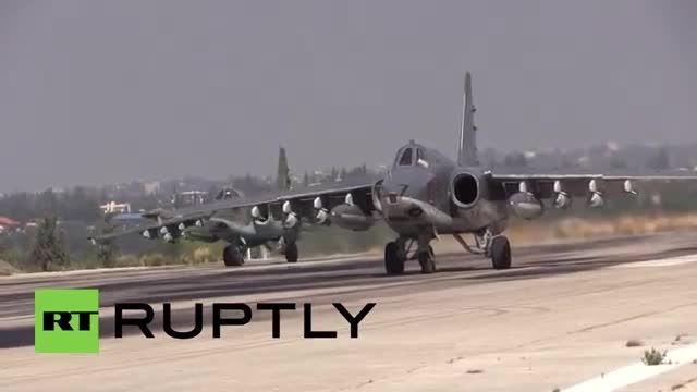 جت سوخو روسیه همچنان پرواز برای عملیات نظامی در سوریه
