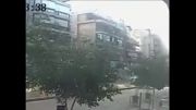 لحظه انفجار در مقابل سفارت ایران