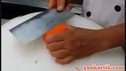 درست کردن تور از هویج