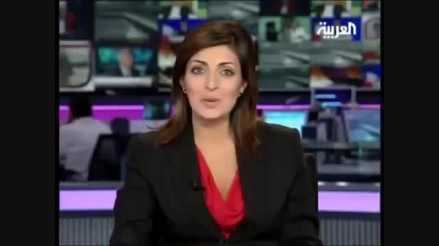 فیلم کتک کاری شدید در یک برنامه تلویزیونی عربی زنده