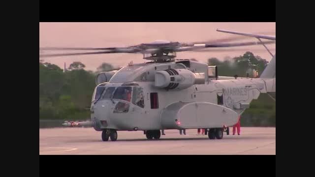 پرواز آزمایشی سنگین ترین هلیکوپتر ارتش آمریکا