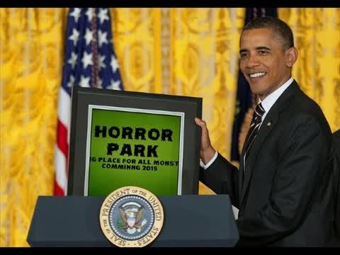 president obama support horror park story