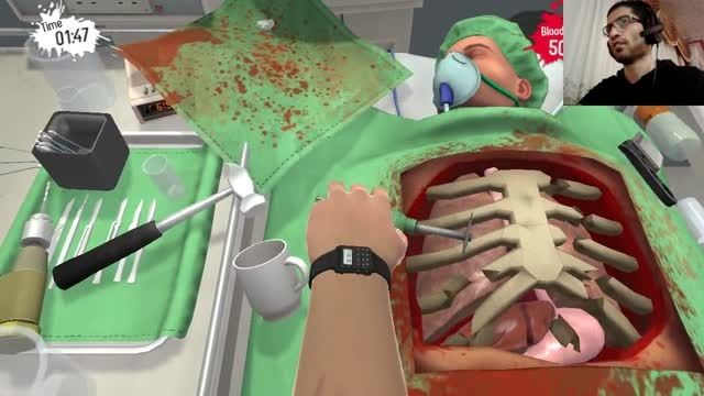 معرفی و گیم پلی بازی Surgeon Simulator (کامل ببینید)