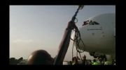 فرود اولین ایرباس A380-800 در فرودگاه امام خمینی