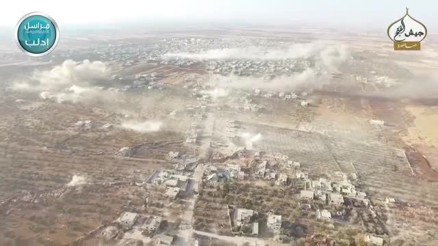 تصویر برداری هوایی از عملیات انتحاری